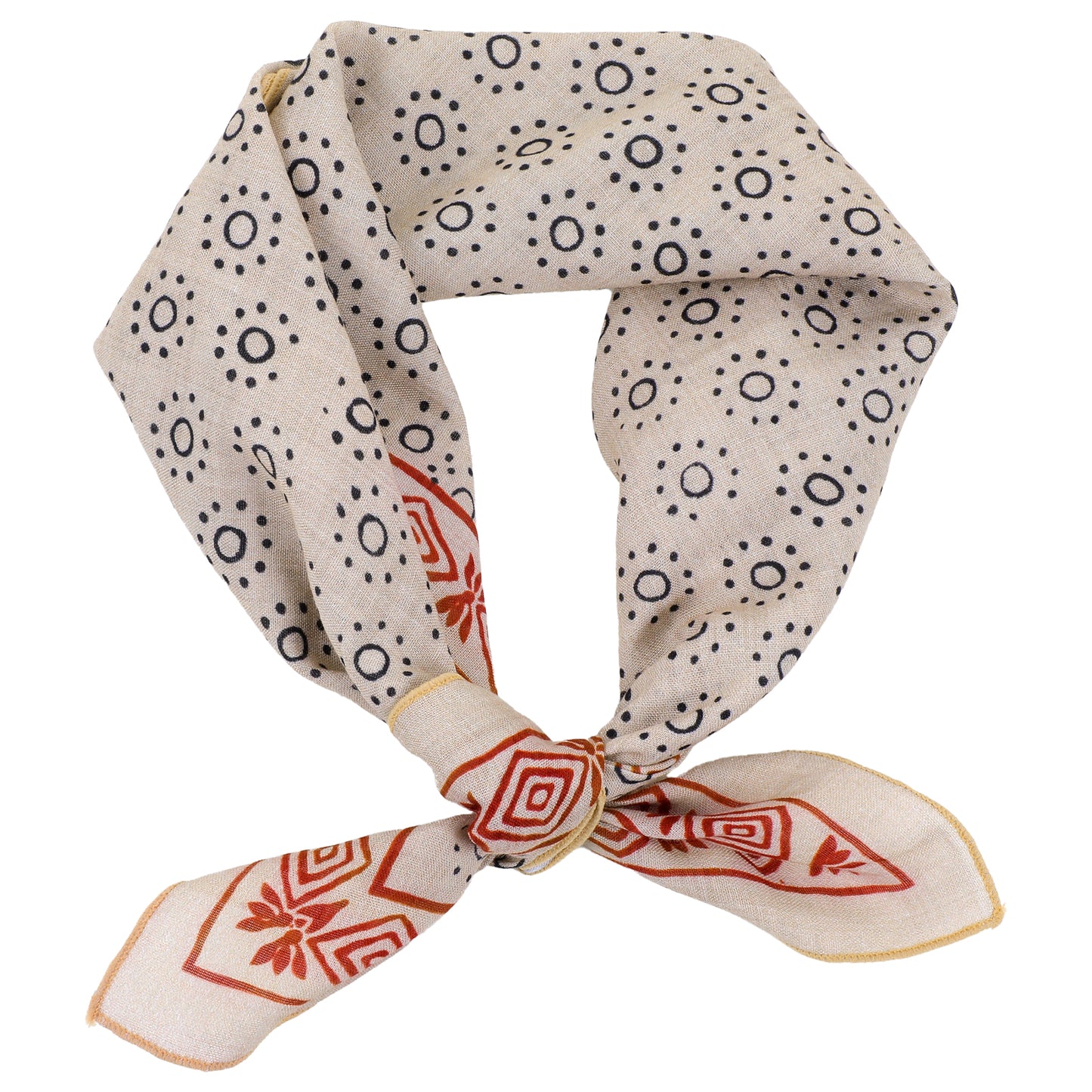 Ymapinc Hair Scarf, 22" Square Cotton Neckerchief Lightweight Head Scarf