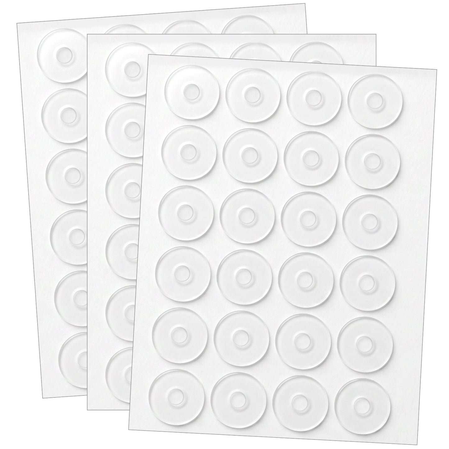 Sorcristy 144 Pcs Non Slip Silicone Grips for Quilt Ruler Grip Stickers