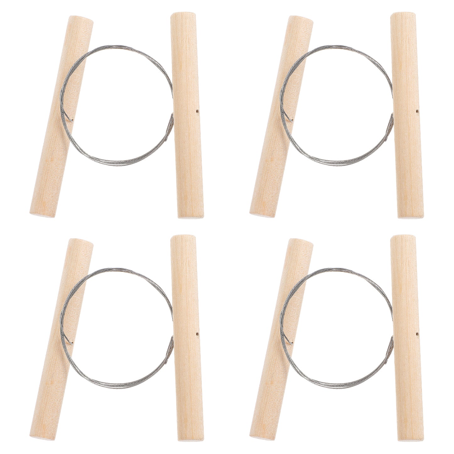 Mabor 4Pcs Clay Wire Cutter Pottery Tools for Cheese Plasticine Dough Cutting Trimming Sculpting Carving Pottery Wheels Supplies Accessories for Pottery Lover