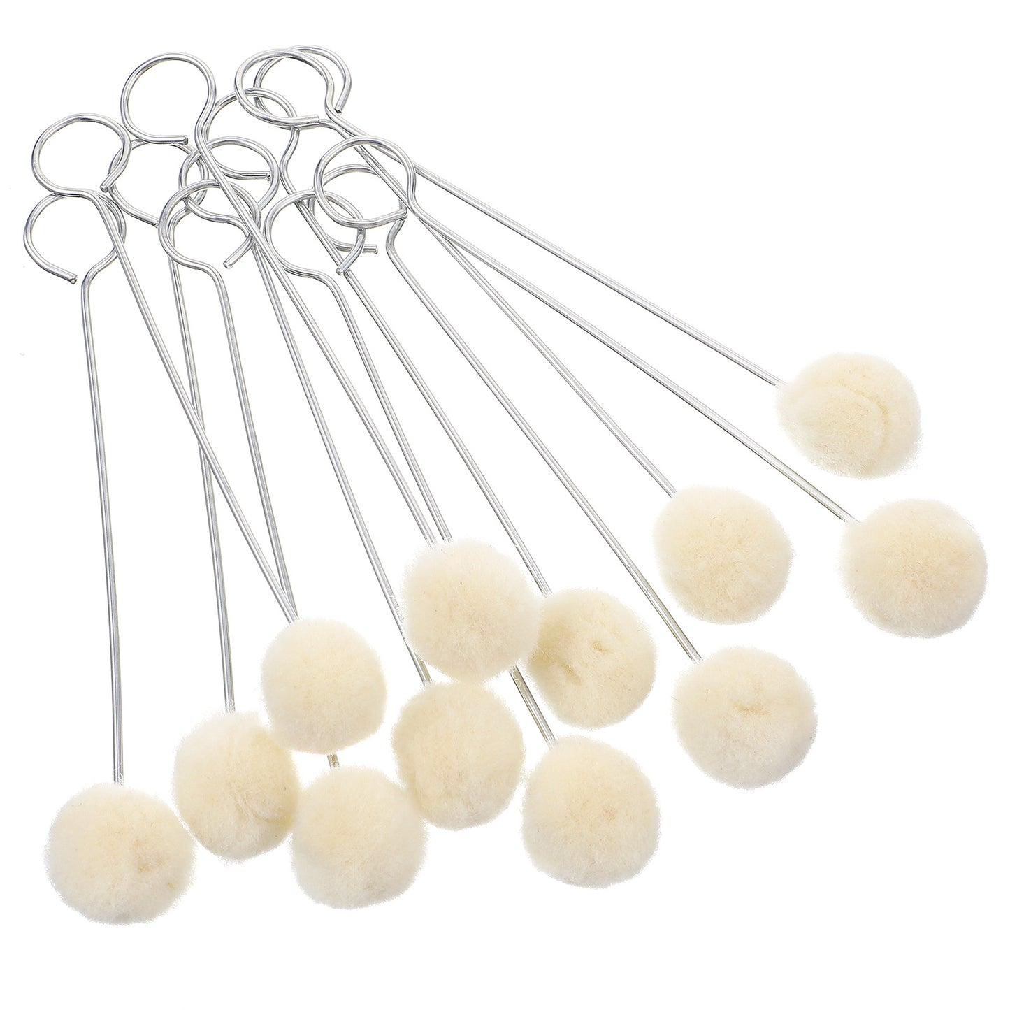 Ymapinc Leather Dye Applicator, 12 Pcs Wool Daubers for Leather Shoe Dye Shoe Polish Brushes, Foam Brushes for Staining, Paint Daubers for DIY Crafts