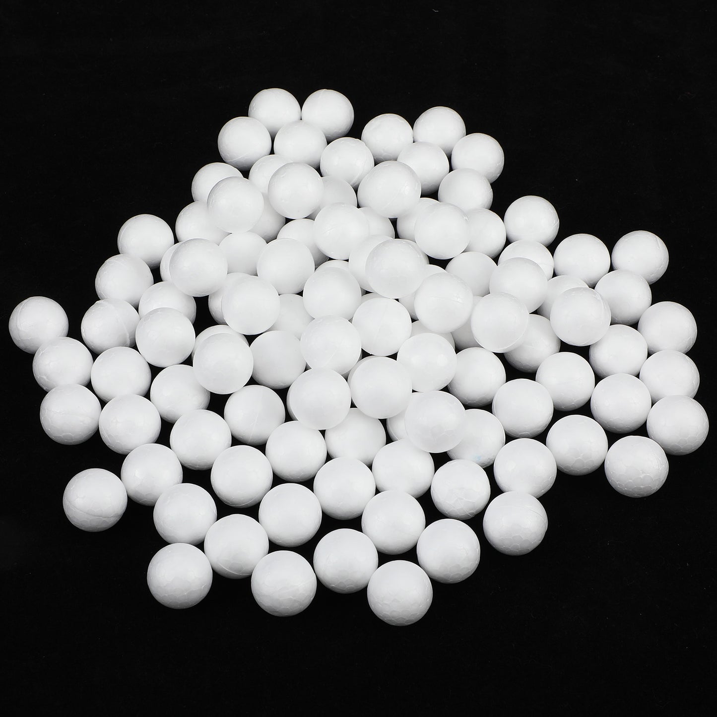 Ouligay 100 PCS White Foam Balls for Crafts 0.79 Inch Small Craft Foam Balls Polystyrene Craft Foam Balls for Handmade DIY Crafts, Household and Holiday Party Decorations