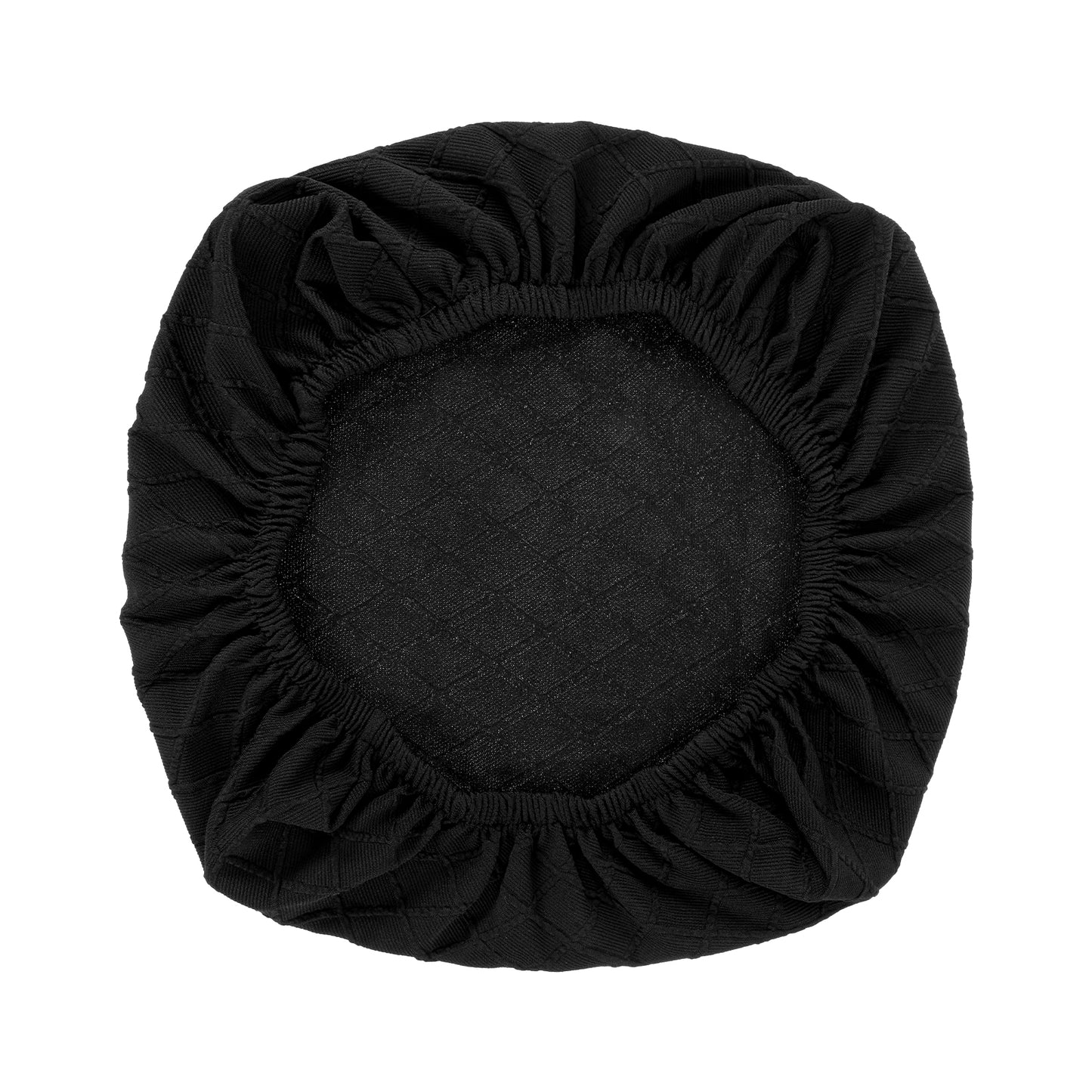 Teaaha Stretch Jacquard Office Chair Cover, Removable Washable Desk Chair Seat Slipcover, Anti-dust Protector, Washable Anti-dust Desk Chairs Seat Cushion Protectors, Black
