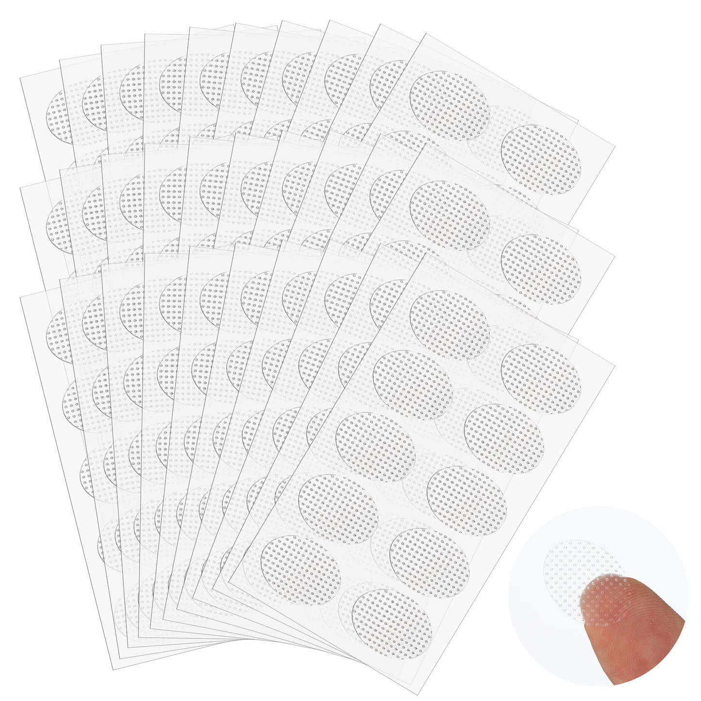 300 Pcs Ear Lobe Support Patches, Mabor Earring Stickers for Heavy Earring Stickers for Split Earlobes Earring Lobe Support Patches Protectors Stickers for Earring Protecting Stretched Earlobes