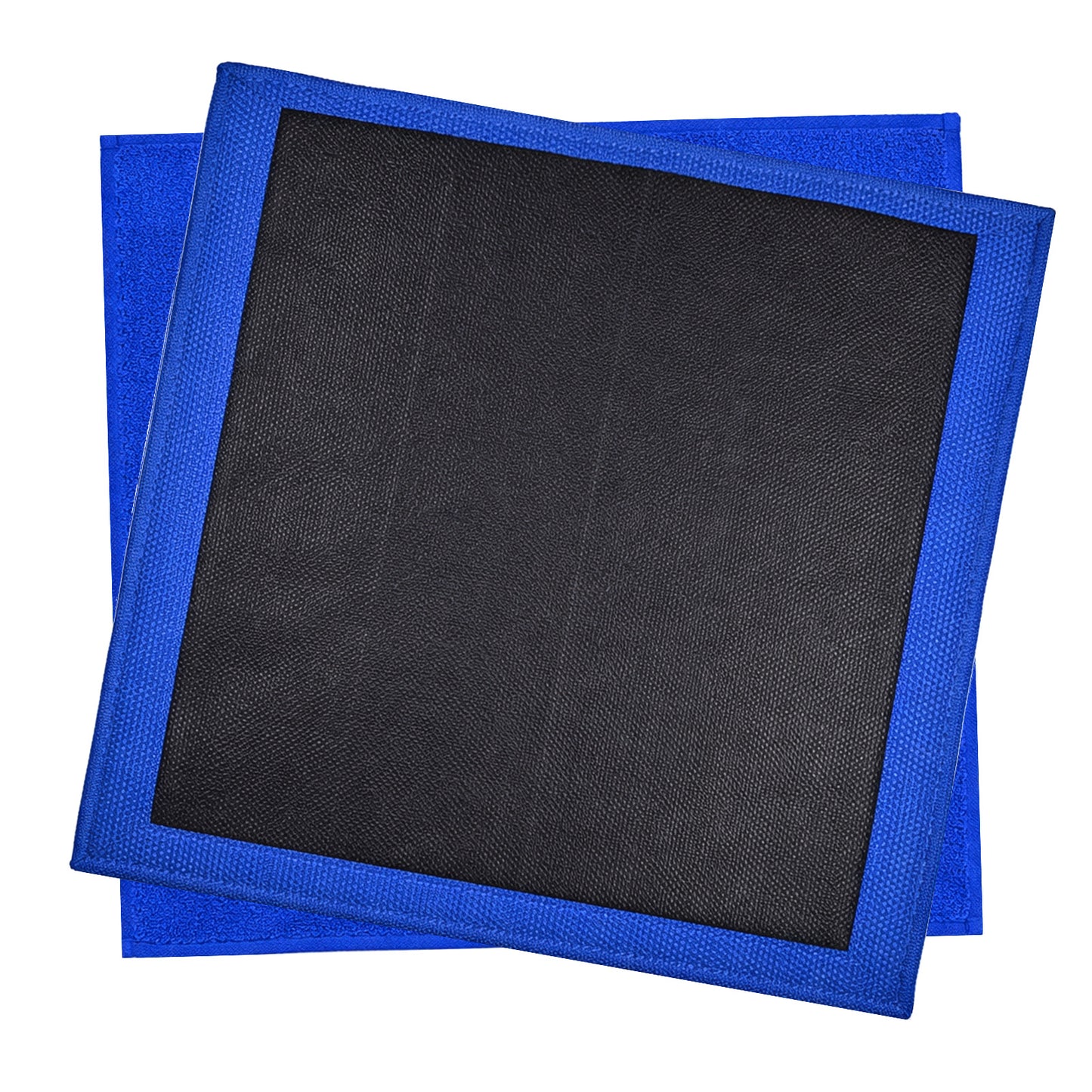 1 Pack Clay Towel Auto Detailing, 12 x 12 Inch Fine Grade Microfiber Clay Bar Towel Cloth for Car Auto Detailing & Polishing, Car Cloth Cleaner Automotive for Smooth Scratch-Free Paint Finish (Blue)