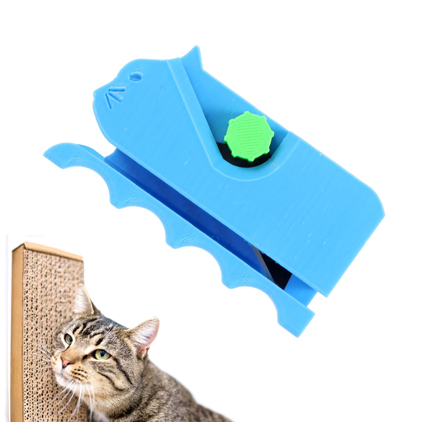 Cutter for Cat Scratchers, Creative Cat Scratching Board Cats Scratching Cardboard Cutter 3D Printed Kitten Shaped Cardboard Cutting Tool for DIY Projects