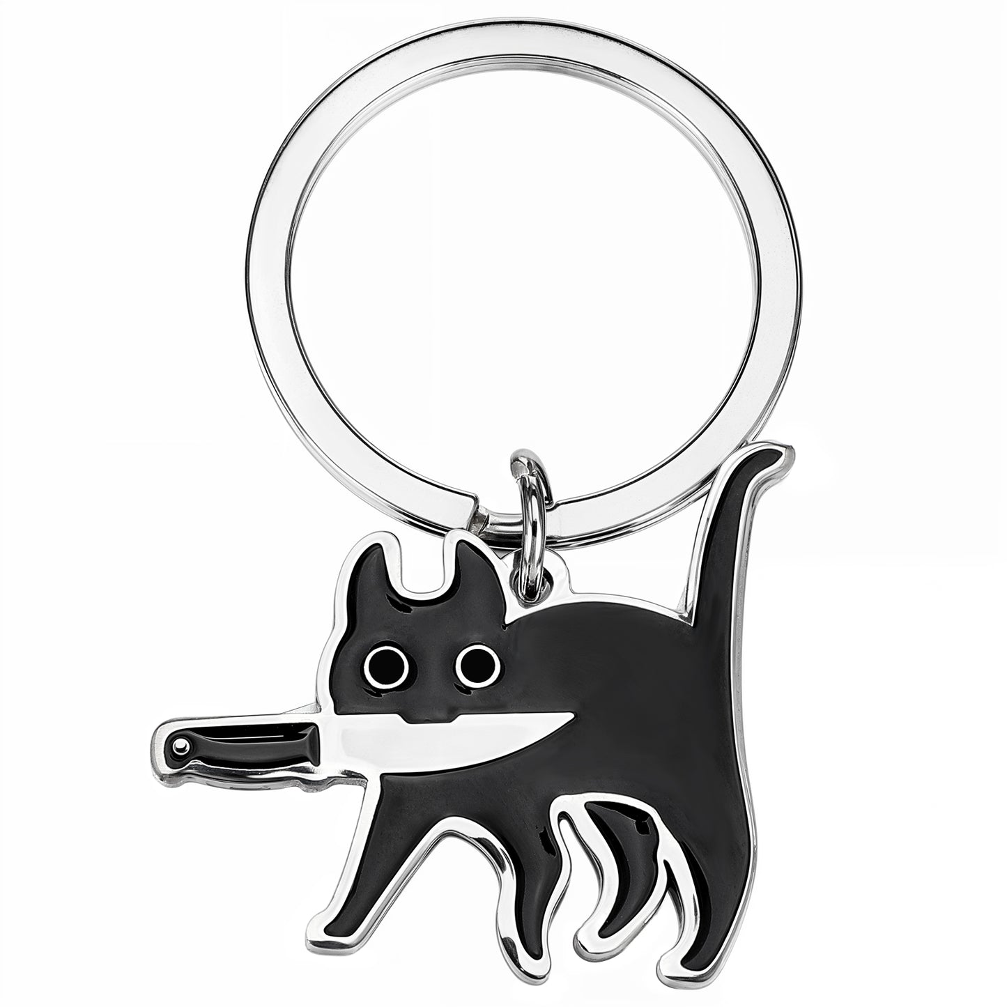 Mabor Cat Lover Gifts Black Cat Stuff Keychain For Cat Dad Mom Cool Stuff Cat Themed Decor Funny Halloween Basket Christmas Gifts For Cat Lovers Teen Women