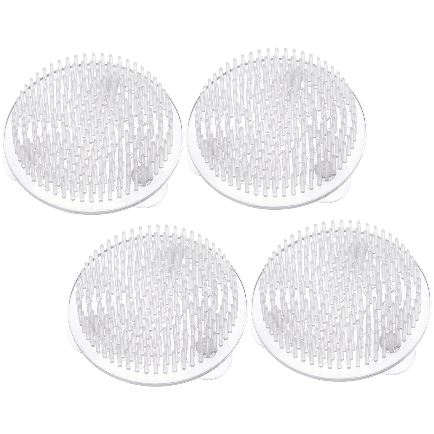 Mabor 4 Pcs Flower Frog Round Plastic Flower Arrangement Holder Floral Pin Frog for Classroom Teaching, Home, Office, 7cm / 2.75 Inch