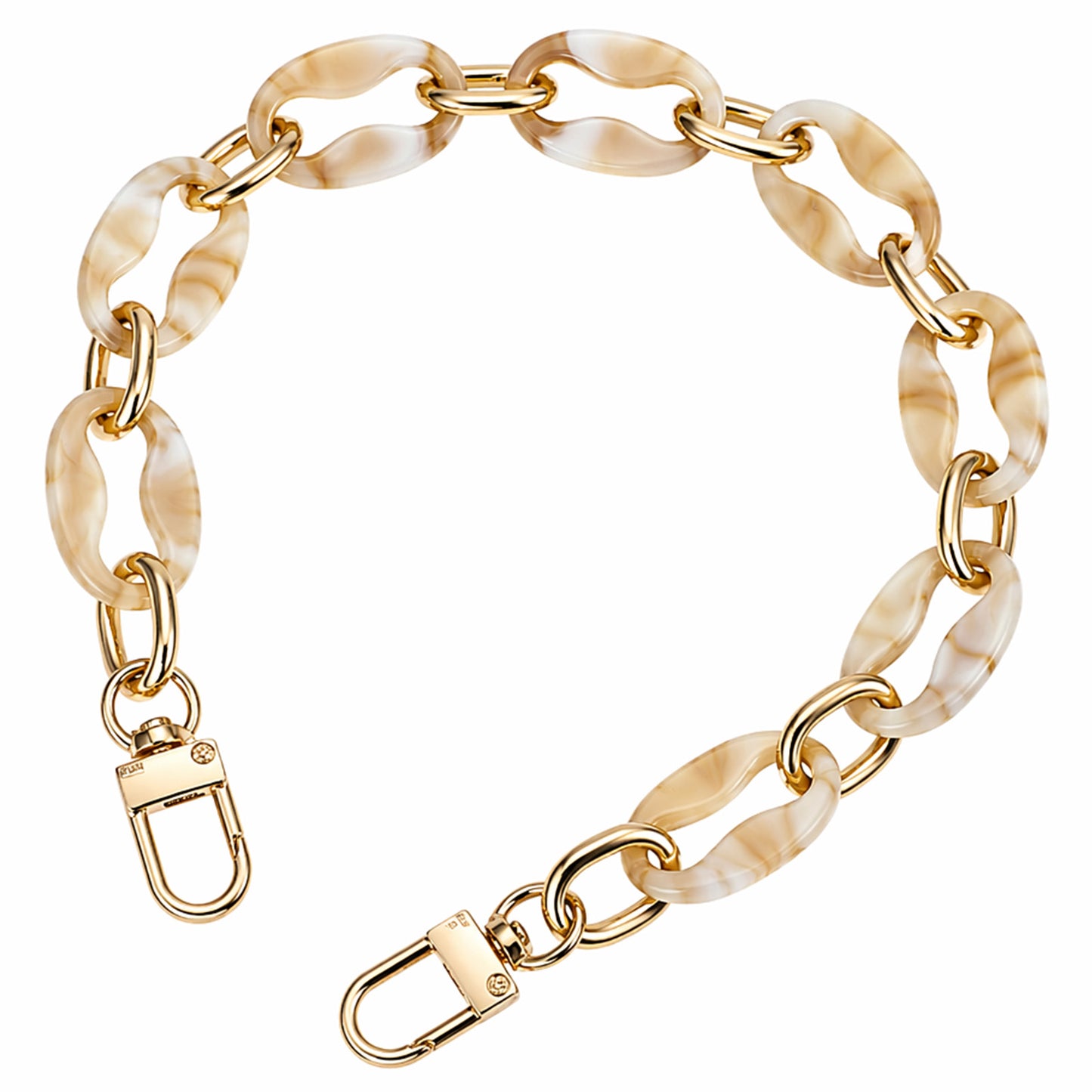 Mabor Acrylic Bag Chains for Handbags, Chunky Resin Acrylic Purse Strap Bag