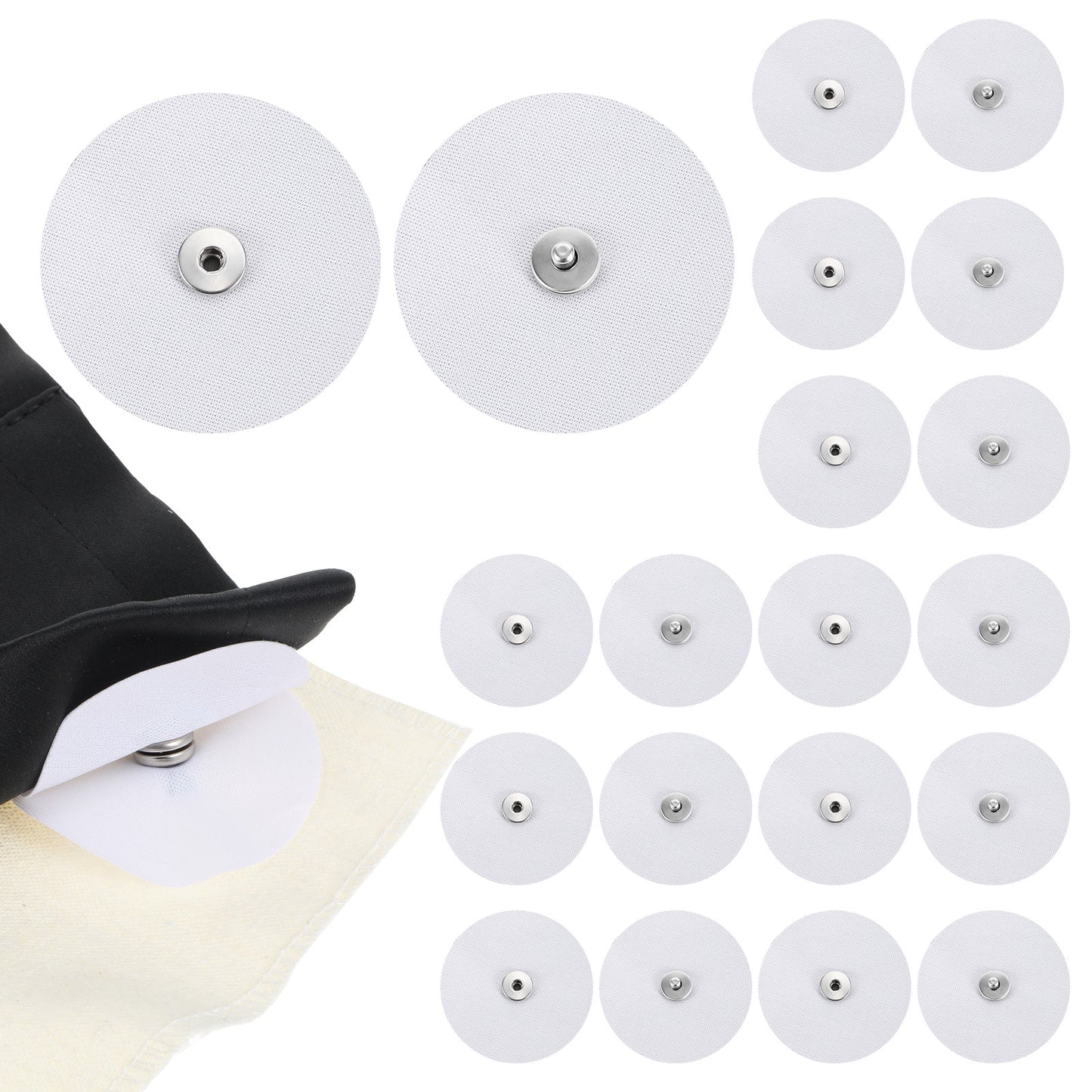 Ymapinc 20 Pcs (10 Pairs) Duvet Snaps to Hold Comforter - Iron On Duvet Snaps White Duvet Clips Prevent Comforter Shifting Easy to Install and Replace Secure Bedding Solution