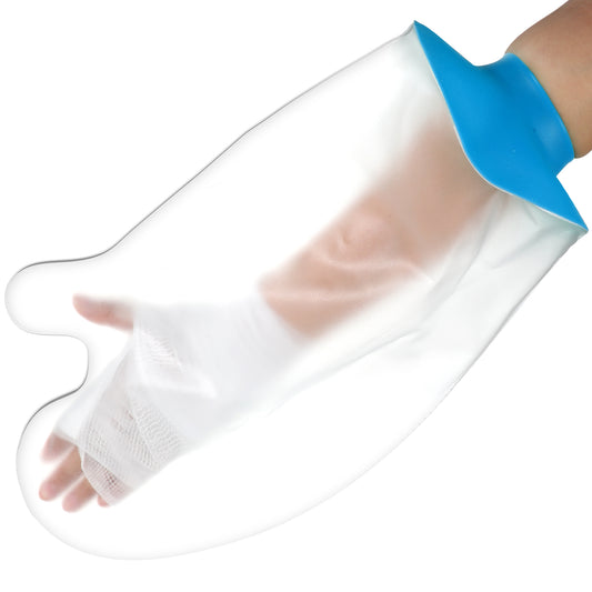 Ymapinc Plaster Cast Waterproof Cover Arm Palm, 1 Pcs Hand Cover for Shower After Surgery, Reusable Waterproof Arm Covers for Shower Soft Comfortable Cast Protector for Wrist, Finge