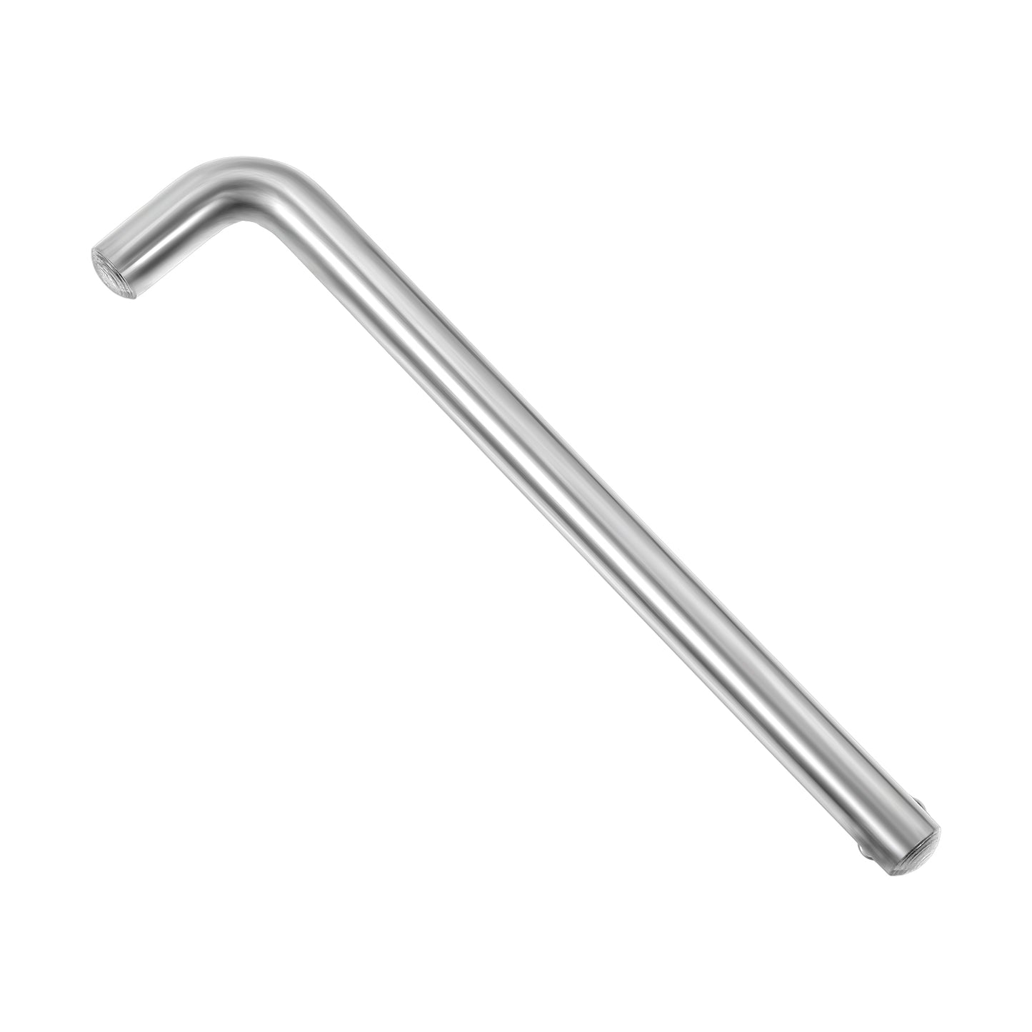 L-Type Gym Pin Weight Stack Pin L Shaped Pins Tensile Universal Fitness Weight Accessories Replacement Parts for Lifting Weights Drop Set Machine Home Gym Silver 5.91 × 0.39 Inches Carbon Steel