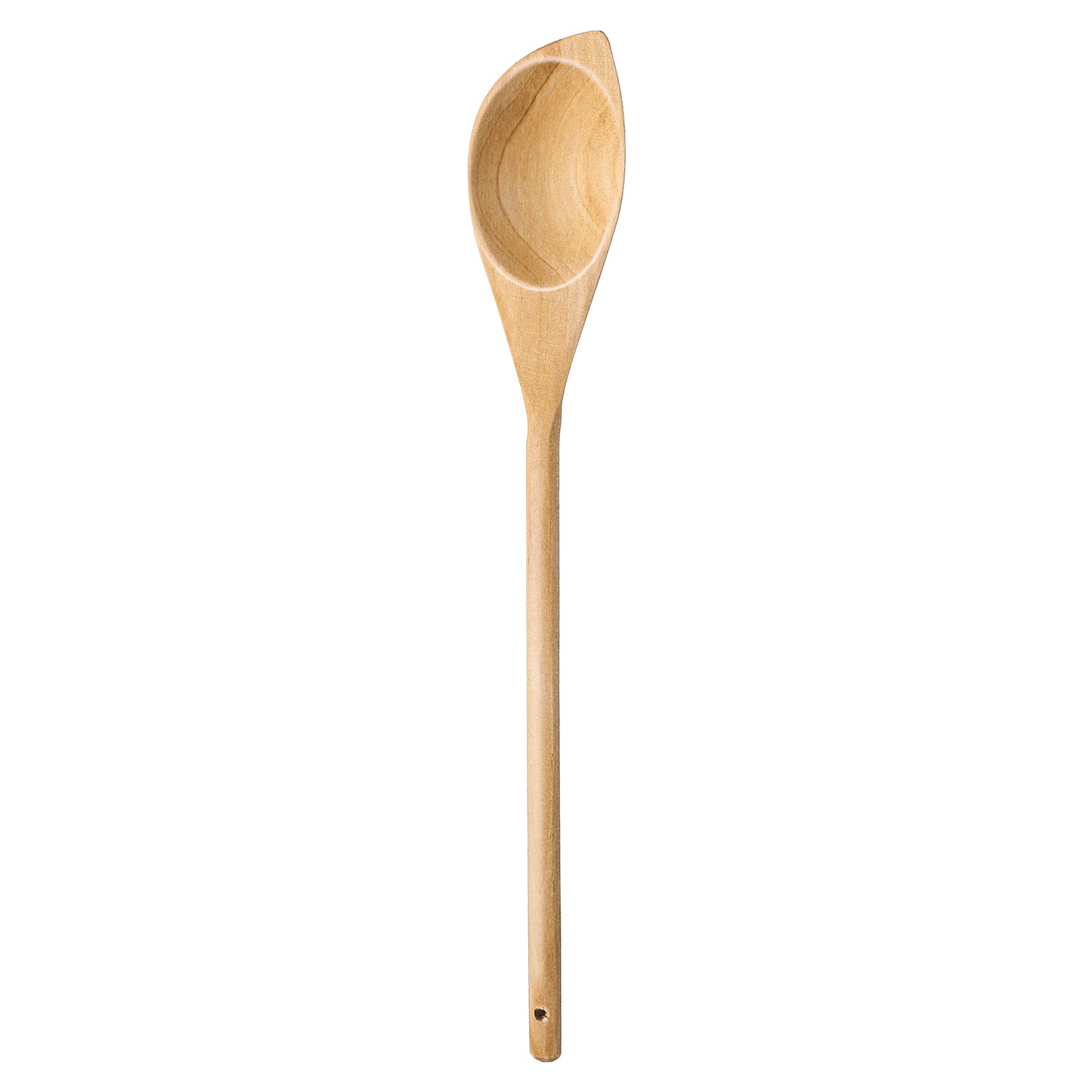 Mabor 11.81" Wooden Spoon for Cooking, Solid Wood Corner Spoon, Handcraft Wood Spoonula Cooking Utensil, Kitchen Spatulas for Baking, Stirring, Serving, Scraping