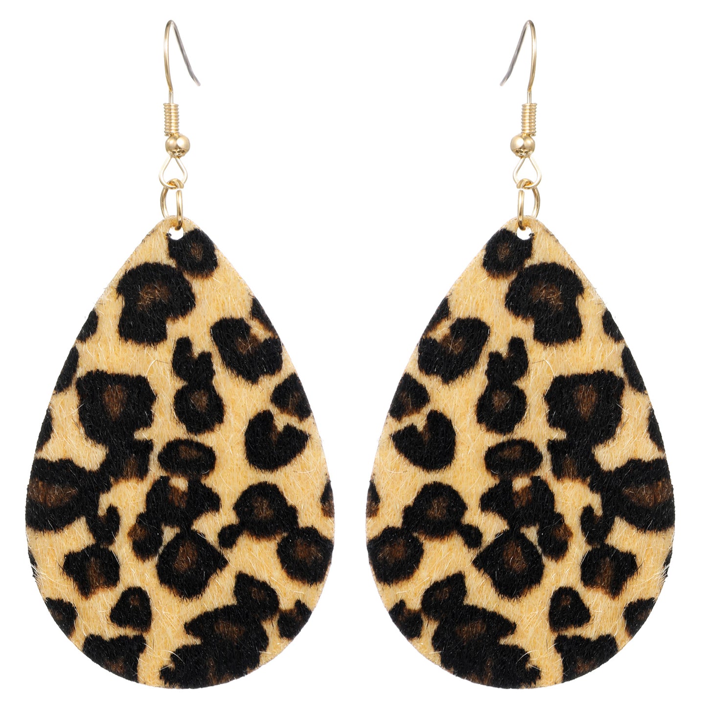 Cheetah Earrings Lightweight Leopard Earrings Leopard Print Earrings Animal Print Earrings For Women Faux Leather Leaf Earring Teardrop Dangle Earrings Pu Leaf Earring Lightweight For Women