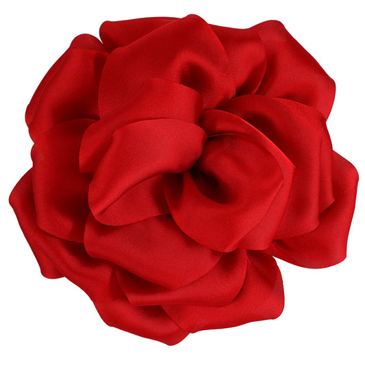 Ymapinc Red Rose Hair Accessories Brooches for Women,Brooches for Women Fabric Flowers for Dresses Large Flower Hair Accessories Flower Pins for Clothes