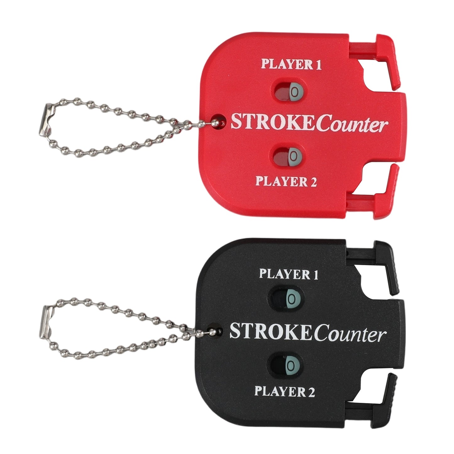 Xinjoduz 2 PCS Golf Shot Counter, Portable Stroke Clicker Counter with Hanging Rope