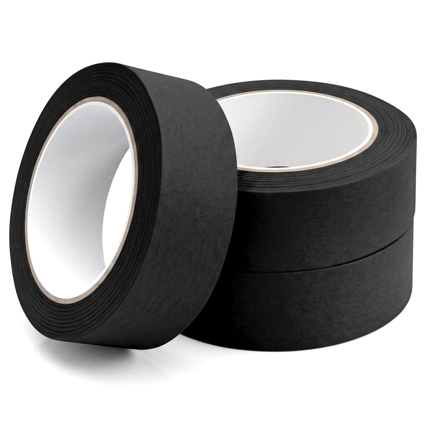 RAHHLIZS 3Rolls Black Washi Tape, 0.59 Inch X 11 Yards Black Masking Tape