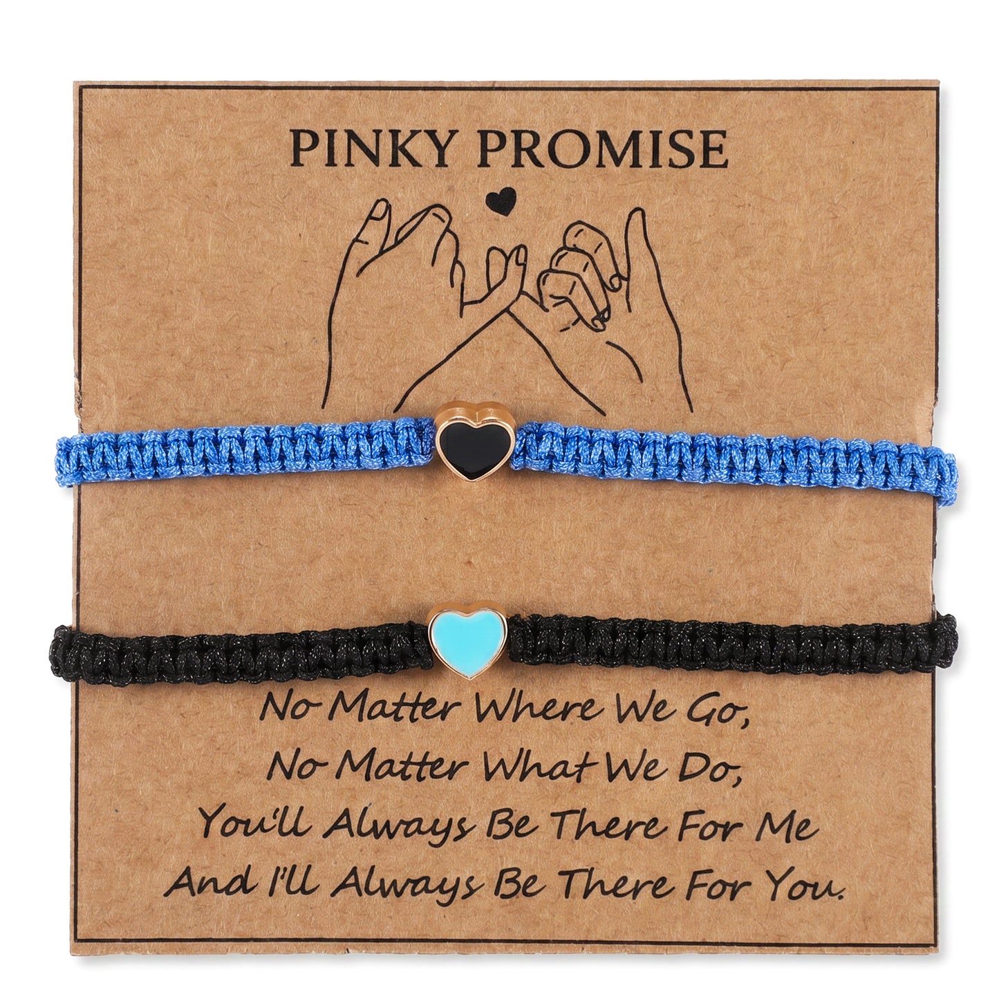 Ouligay 2 Pcs Matching Couple Bracelets, Heart Bracelets for Couples, Bff Bracelets, Long Distance Relationship Gifts for Girlfriend Boyfriend Friendship Relationship Christmas Anniversary