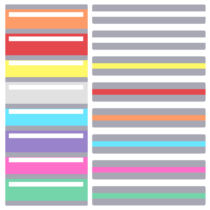 16 Pieces Guided Reading Strips & Highlight Strips Dyslexia Reading Tools For Kids, Line Readers For Students Reading Assistance Strips For Home Study Improve Focus & Comprehension, Multicolor
