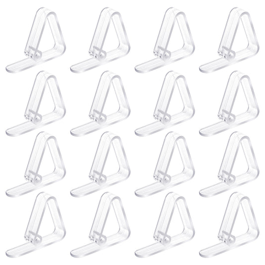 16 Pcs Table Clamp Tablecloth Clamps Table Cloth Holder Clips Upgraded Tablecloth Clips Thicker Wider Clear Plastic Table Cloth Hold Clips Tablecloth Cover Clamp For Restaurant Picnics Marquees