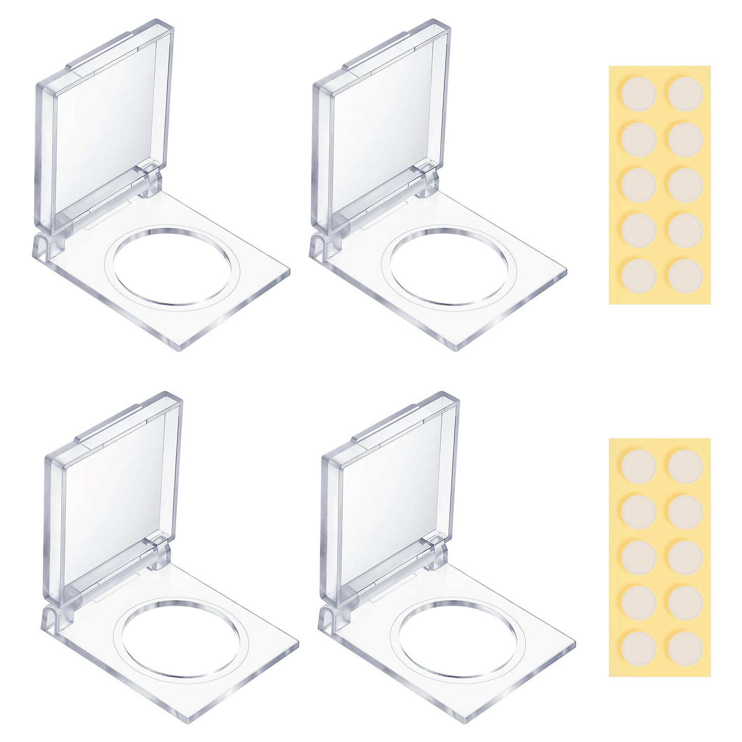4PCS Light Switch Cover Diamond Art Accessories, Diamond Art Painting Lights Pad Touch Push Start Button Cover Protector for Light Pad, Table, Lightbox for Tracing, Lights Board