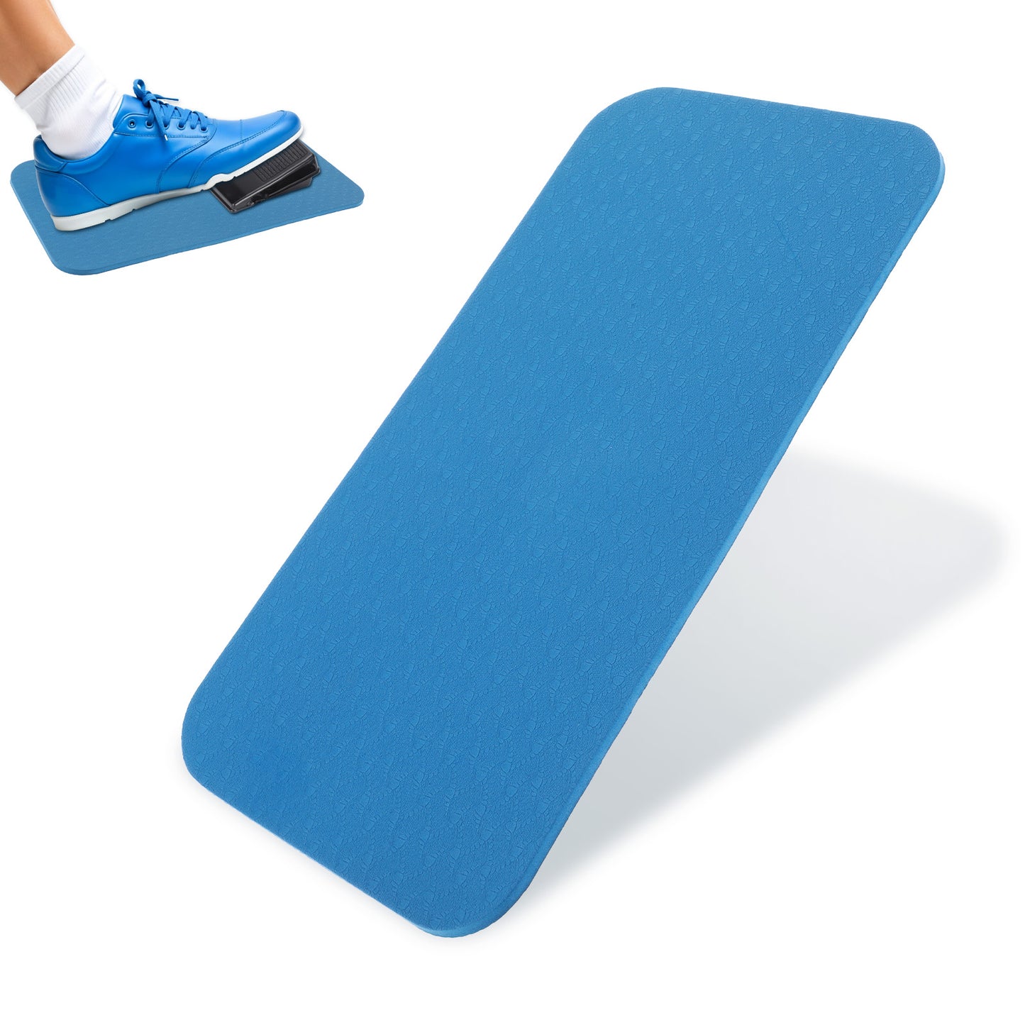 Sewing Machine Foot Pedal Non Slip Pad Sewing Machine Foot Pedal Mat Quilting Supplies Floor Protection Waterproof Easy to Clean Quilting Supplies Accessories 13.39x6.69 Inches, Blue