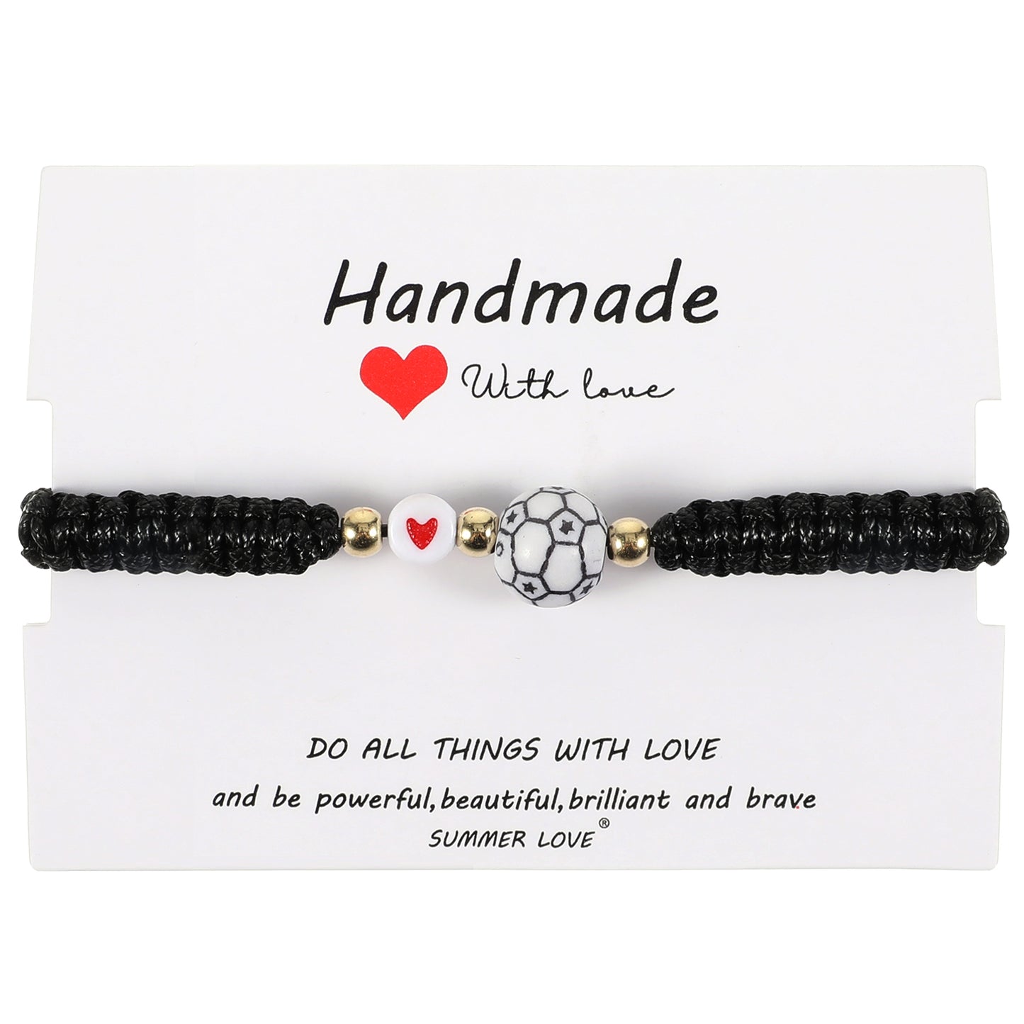 Tyqour Basketball Bracelet Gifts for Teen Men Women Black Adjustable Cool Basketball Gift Basketball Party Favors Graduation Birthday Gifts For Teens Teams Players Brother(Basketball)