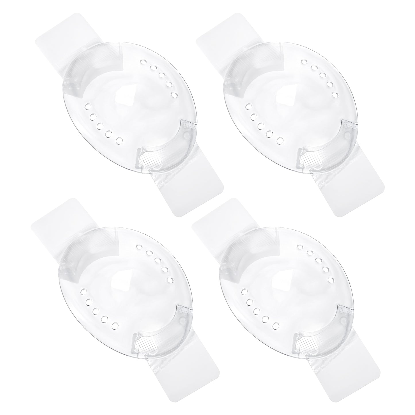 4 Pcs Eye Shield, Mabor Eye Shield After Cataract Surgery Clear Eye Patch Plastic Eye Shield with Small Hole Eye Shields After Breathable Eye Shields for After Surgery