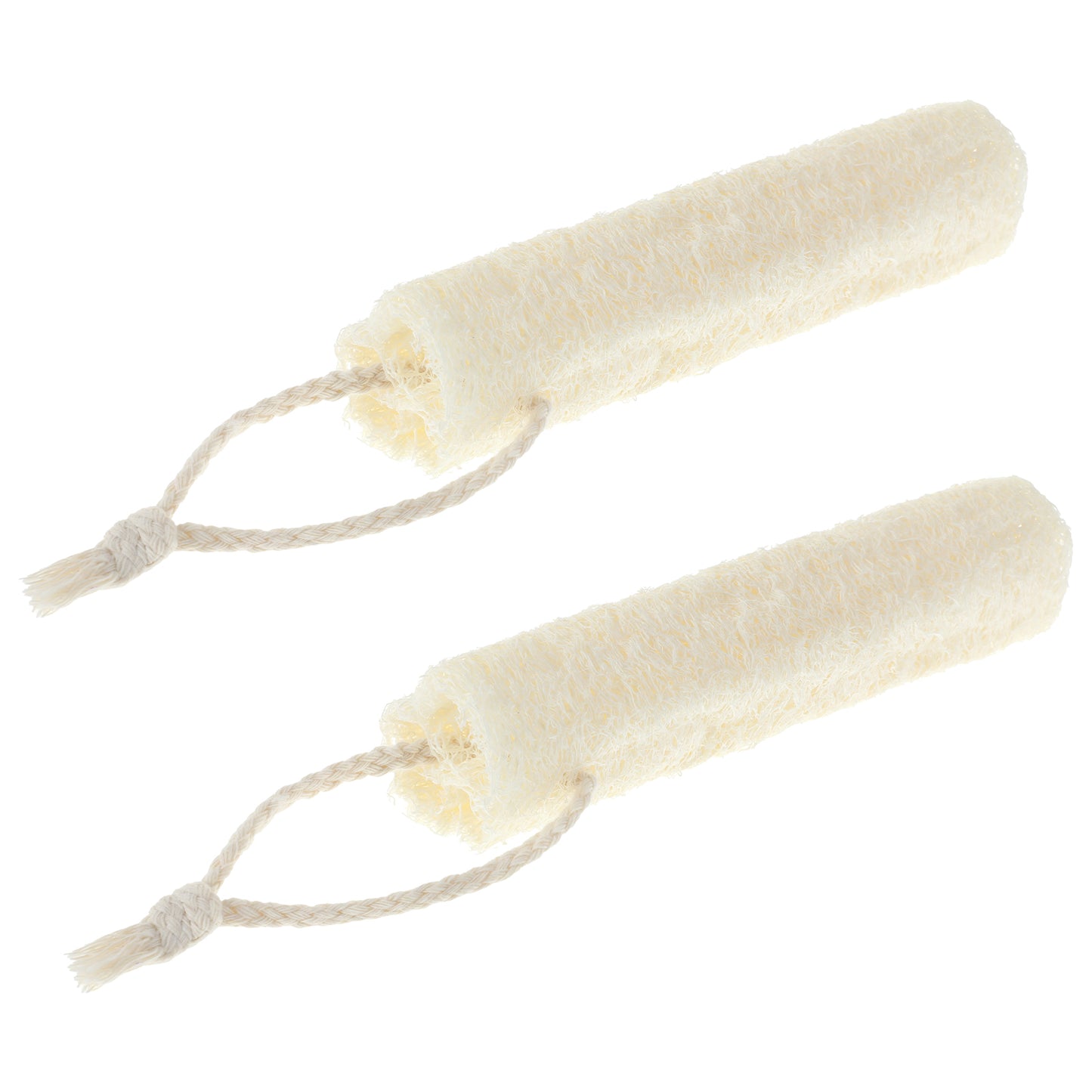 Mabor 2Pcs Natural Loofah Sponge Exfoliating Body Scrubber for Women Men Shower Bath Exfoliation Doesn't Hurt The Skin Large Soft and Easy Foaming Spa Luffa Sponges