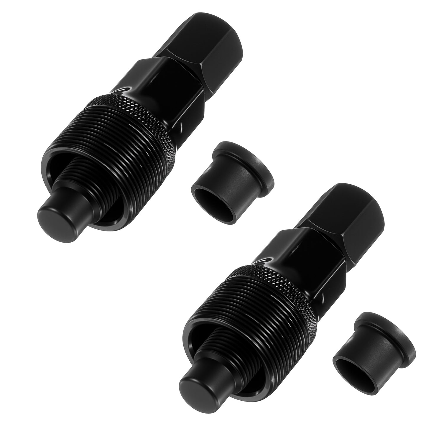 Sorcristy 2 PCS Bicycle Crank Puller, Black Steel Crank Arm Removal Tool Bike Crank Remover Tool Crankset Arm Remover Crank Extractor Crank Removing Bicycle Crank Pulley Too for Bicycle Maintenance