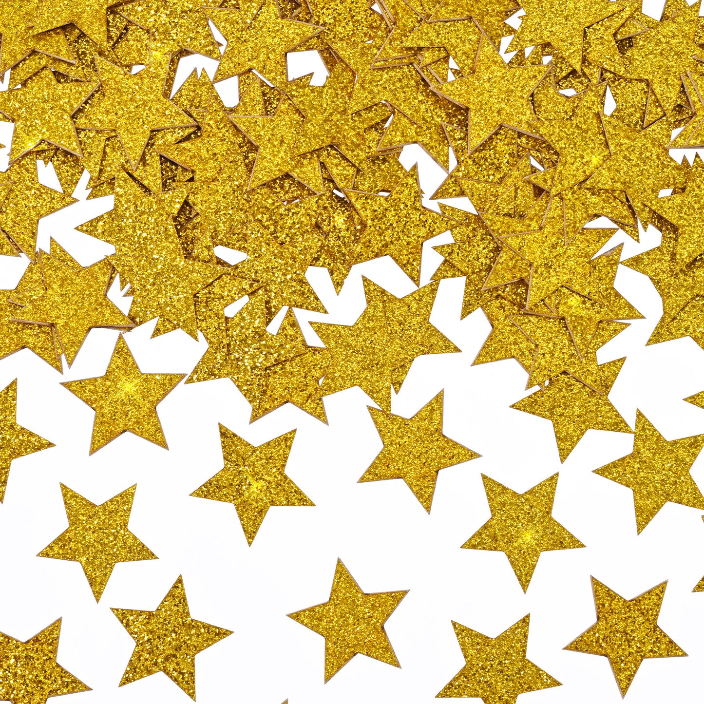 Tyqour 200pc Gold Star Confetti Table Confetti Gold Stars Decorations for Table Decor Party Birthday Decoration or Filled Balloons