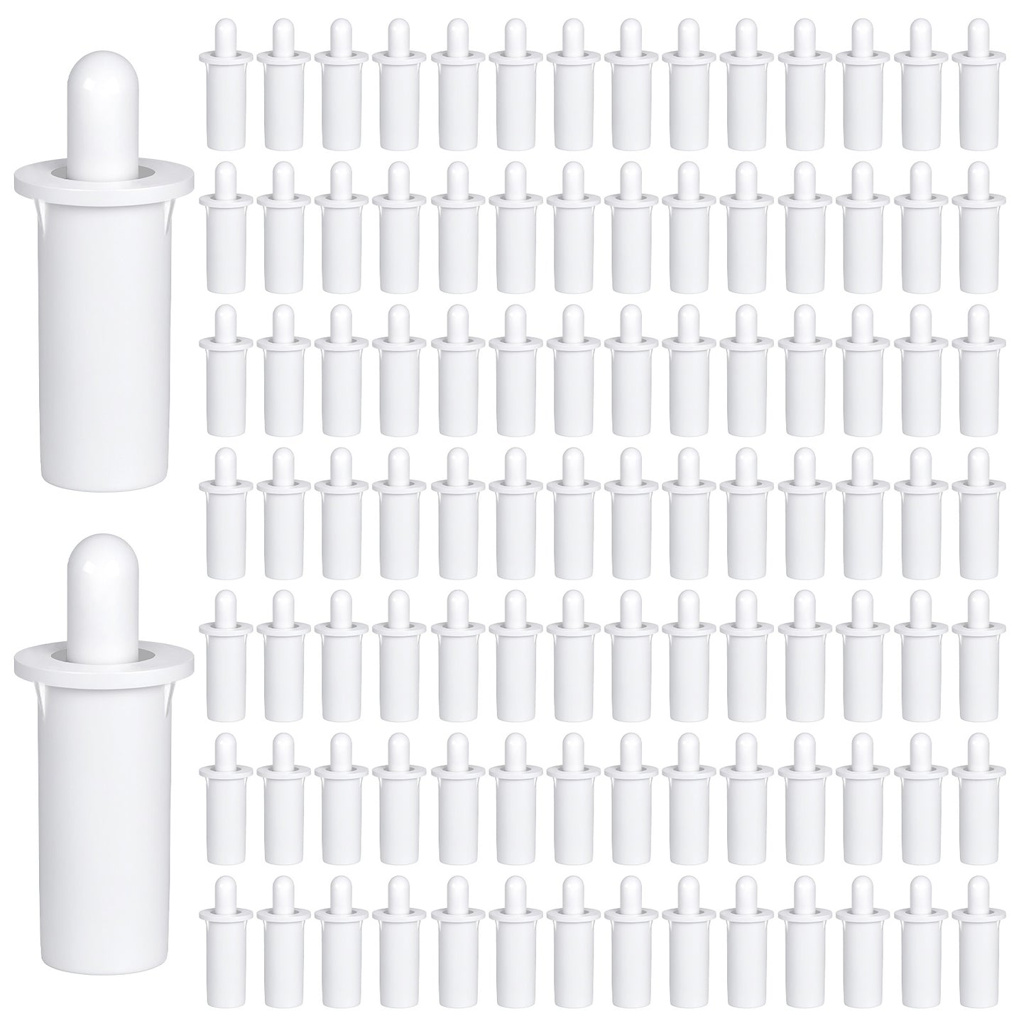 100 PCS Shutter Repair Pins, Spring Loaded Latch Pin for Plantation Shutters, Window Springs Replacement, Durable Shutter Repair Kit