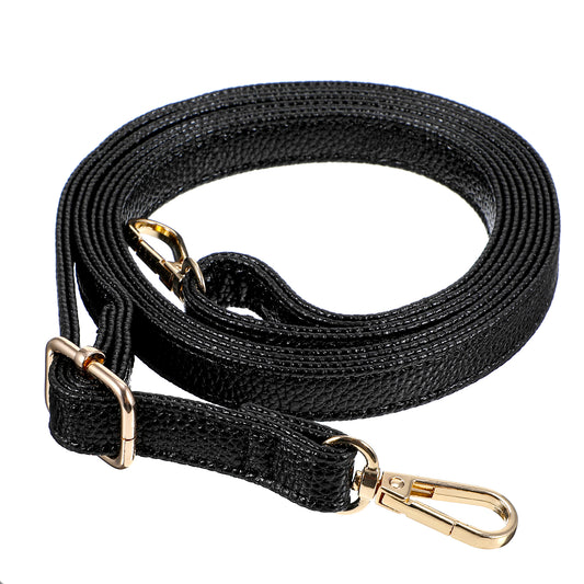 Ymapinc PU Leather Crossbody Strap Replacement for Women Handbags - 85-150 cm Adjustable Black Long Purse Strap Repair for Crossbody Bags Wallet
