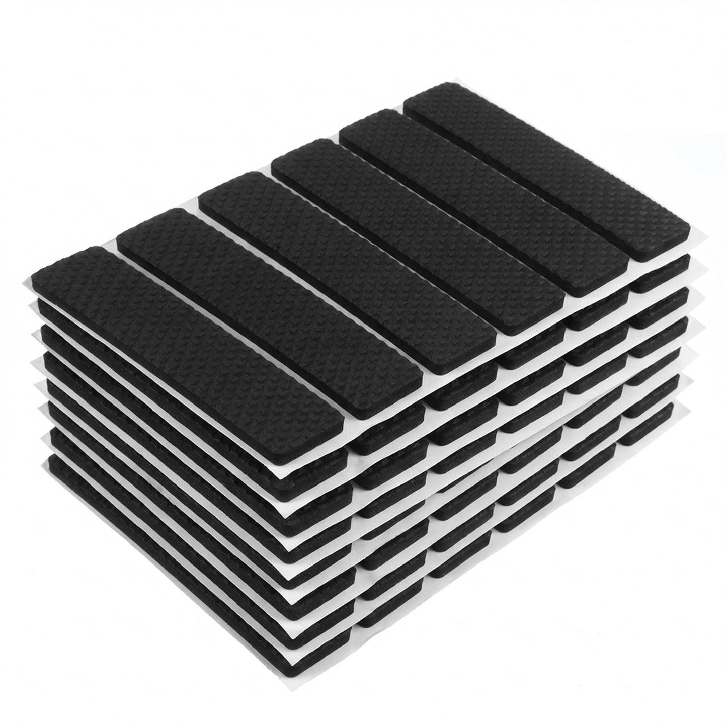 Sorcristy 48 PCS Furniture Pads Non Slip for Hardwood Floors Self Adhesive Pads Rubber Floor Protectors Furniture Grippers for Chair Legs Table Feet, Keep Couch in Place