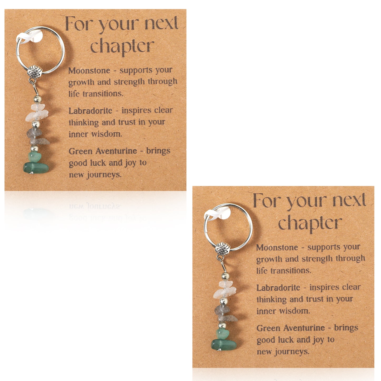 2pcs Teacher Leaving Graduation Retirement gift Crystal Keyring Farewell Gifts for Coworker Women Goodbye Moving Going Away gifts for Friends New Job Breakup Divorce