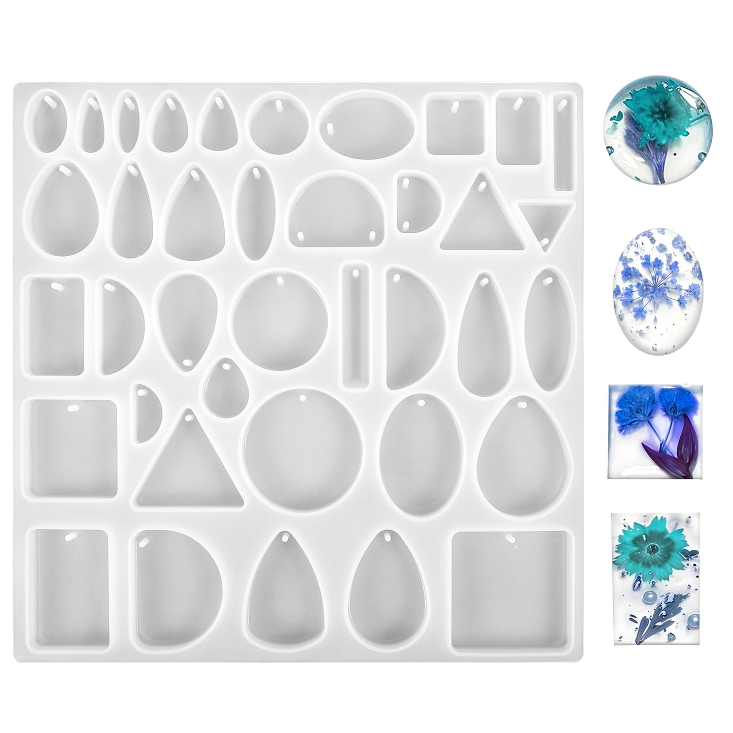 Ymapinc Resin Jewelry Molds, Small Bell Silicone Molds for Epoxy Resin Art DIY Craft Kits for Handicraft Gem Pendant Earring Necklace Jewelry Making