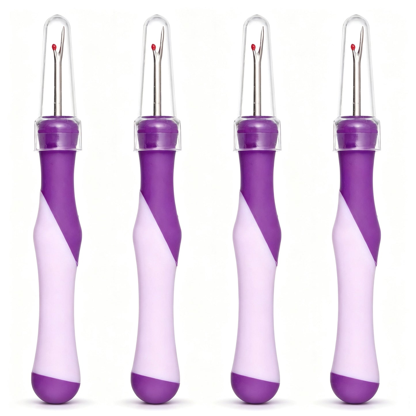 Chsoejuf 4PCS Needle and Thread Seam Ripper Tool Craft Rippers for Sewing