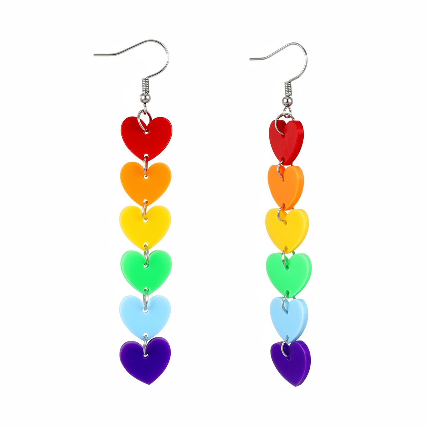 RAHHLIZS Rainbow Earrings for Women Men, LGBTQ Progress Pride Jewelry