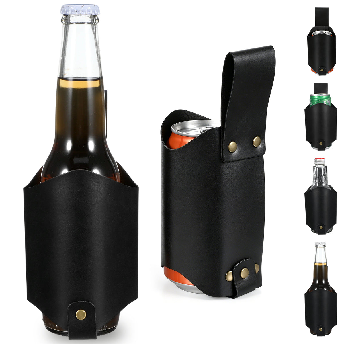 Chsoejuf Beer Belt, Water Bottle Drink Beer Belt Holder(8.27×4.33 in)