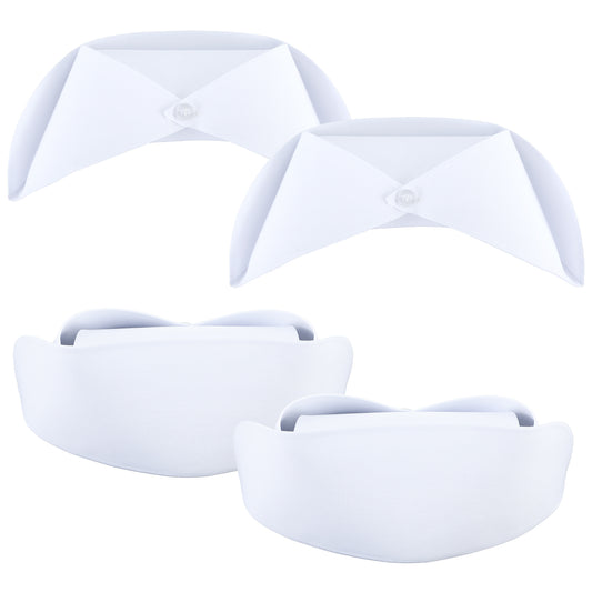 2 Pack White Nurse Hat Female Headband Nurse Cap Costume Decorations Accessories Party Supplies Vintage Stage Outfit For Graduation Nursing Party