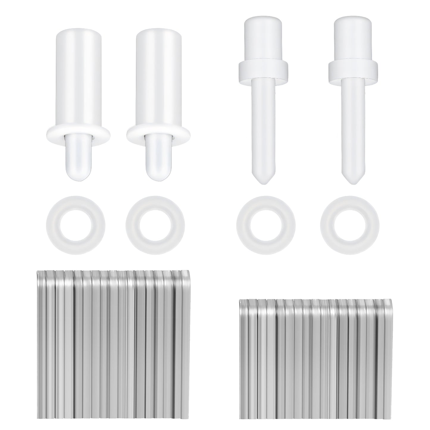 85 PCS Shutter Repair Kit Shutter Repair Pins Plantation Shutters Replacement Parts Spring Loaded Shutters Pins Plantation Louvers for Windows Tools Supplies (Mixed Sizes)