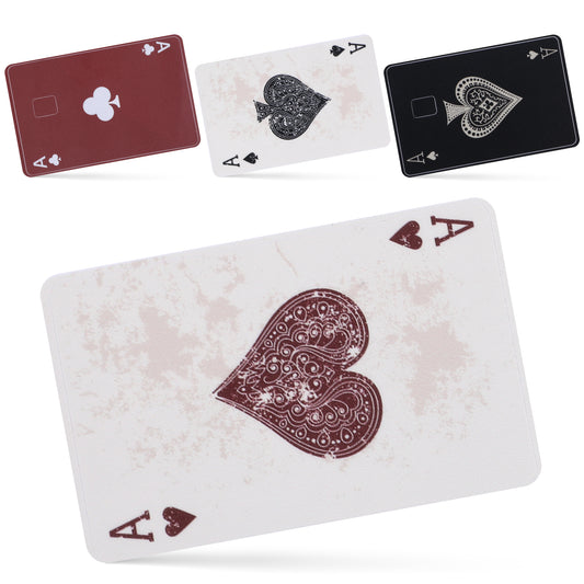 Ymapinc Playing Color Ace Funny Credit Card Skin, Stylish Custom Debit Card Skin EBT Personalization Card Cover Sticker for Waterproof PVC Card Protects from Scratches