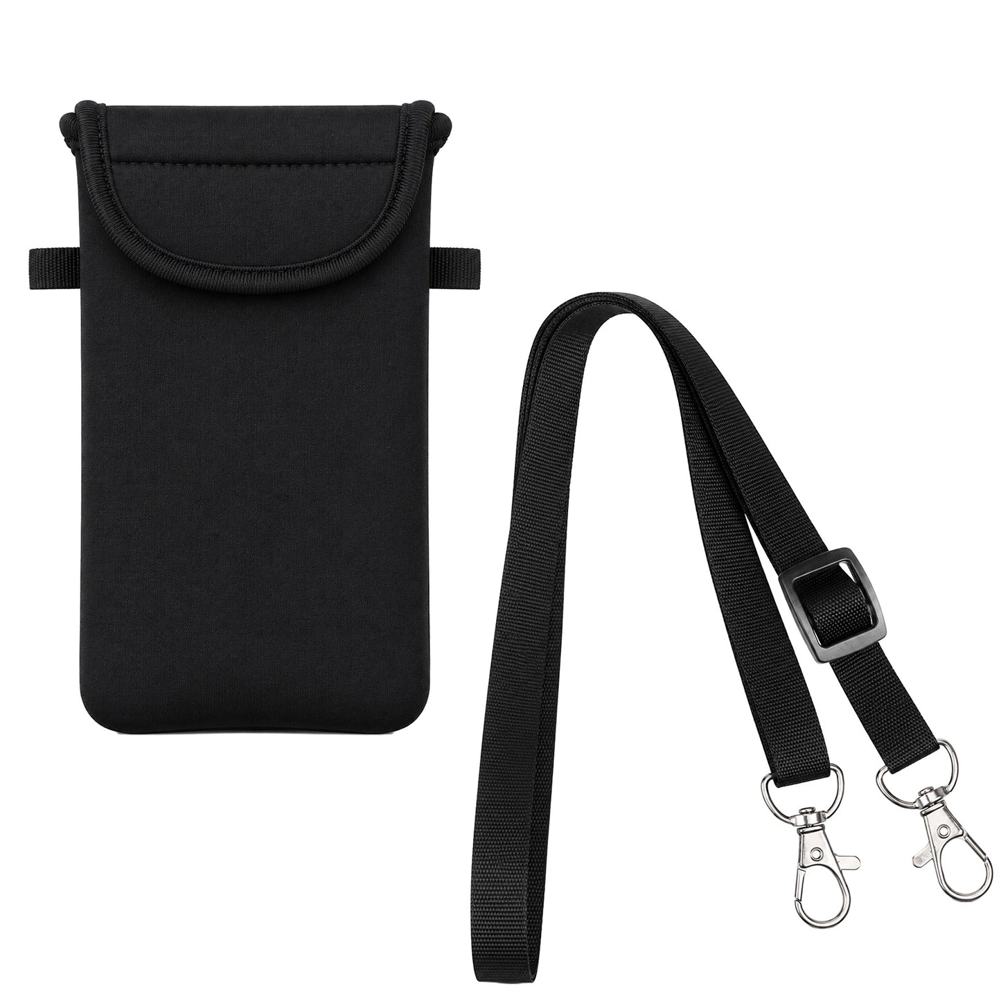 Ymapinc Universal Black Phone Sleeve Pouch Case Pocket for Smartphones