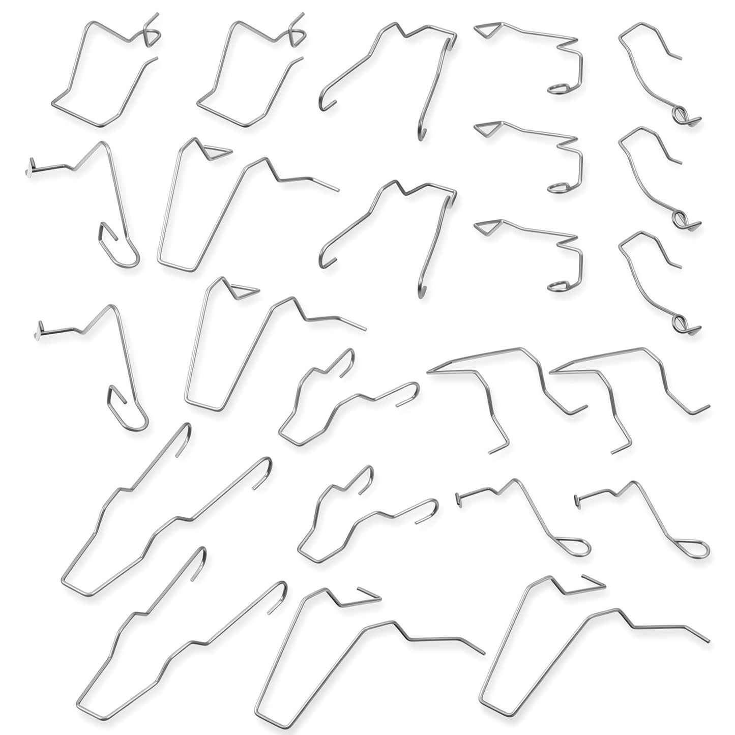 Xinjoduz 24 PCS Stainless Steel Car Headlight Retaining Clip 12 Sizes