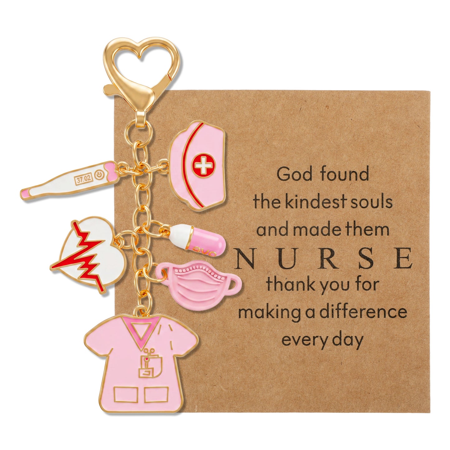 Ouligay Nurse Gifts for Women Keyring Nursing Student Medical Registered