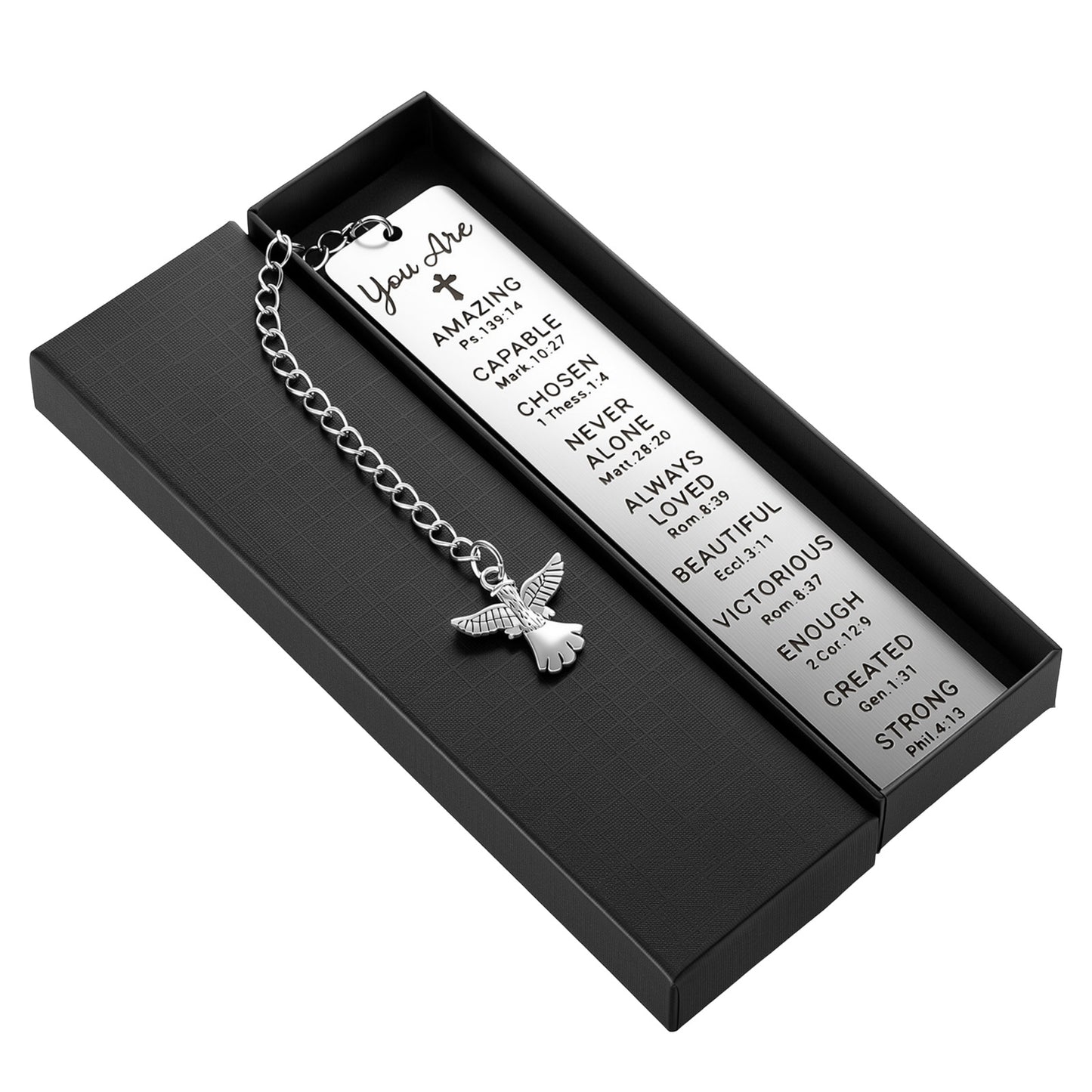 Bible Bookmark First Communion Gifts for Girls Baptism Gifts for Teen Girls Religious Bible Verse Christian Bookmark for Women Girl Teen Boy Christian Religious Book Mark for Reading