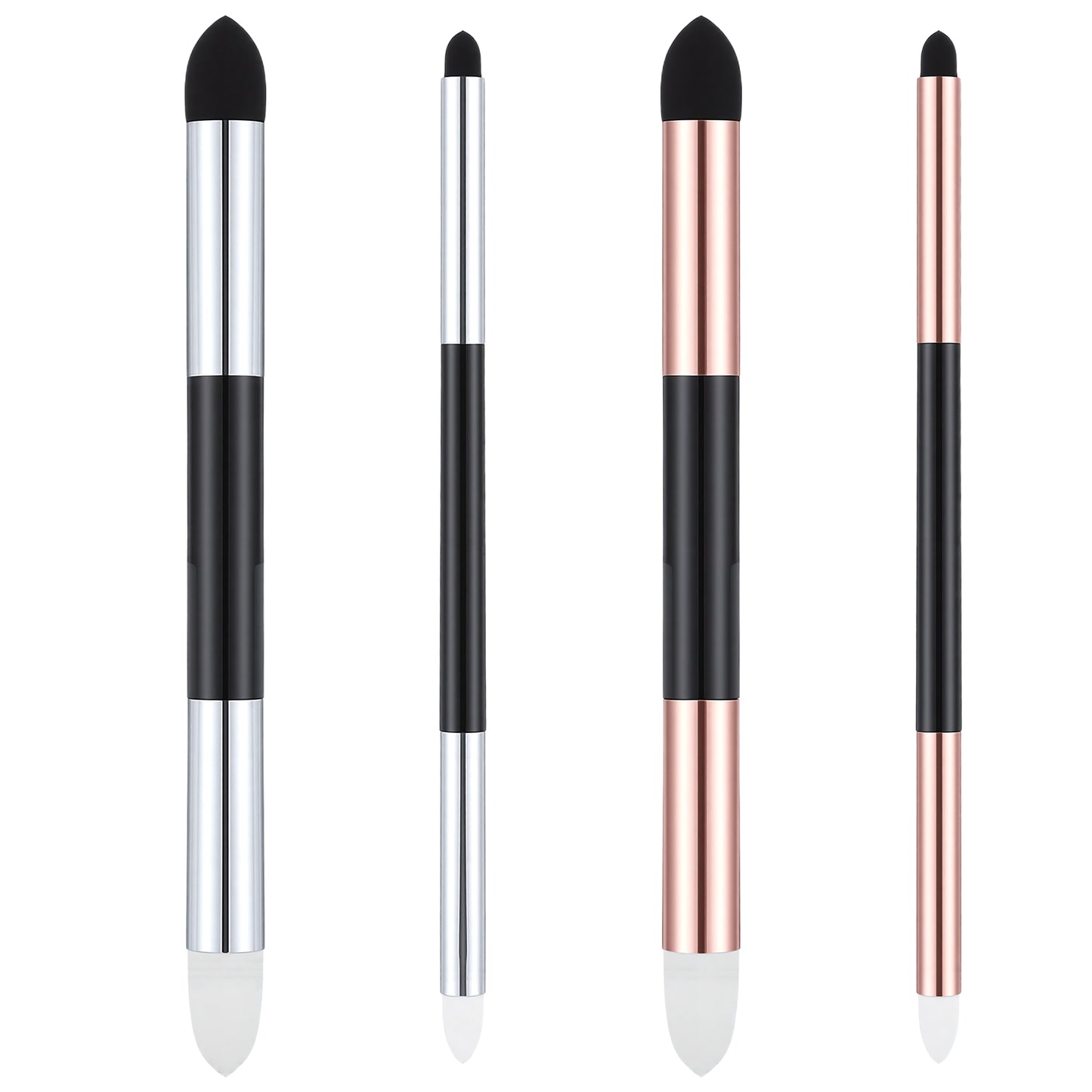 6 Pcs Blending Sponge Pen Set Dual Tip Reusable Sketch Rubbing Sponge Brush For Oil Pastel Blending Tools, Washable Sketch Drawing Art Sponge Brush For Artists Highlight Shadow Drawing Blend