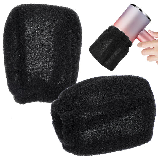 2PCS Hair Dryer Sock Diffuser Cover, Soft Heat-Resistant Foam Diffuser Sock Portable Hair Dryer Attachment for Curly Hair, Frizz Control, Hairstyling Accessories