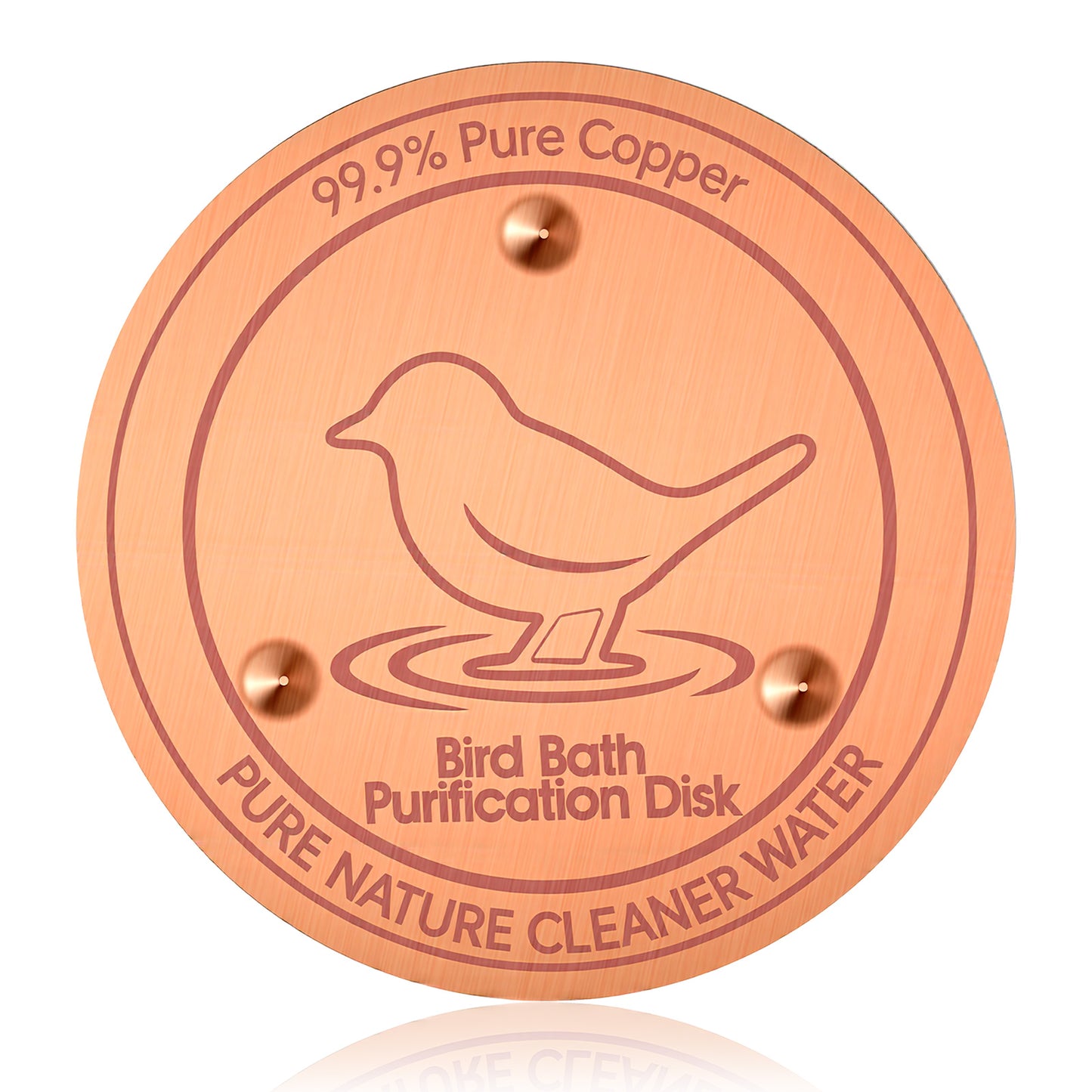 RAHHLIZS Copper for Bird Bath 10cm 3mm Thick 99.9% Pure Copper Disc