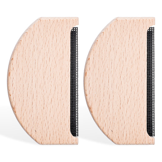 2 Pcs Cashmere Pill Remover Comb & Multi-Fabric Sweater Combs for Pills and Fuzz - Manual Fabric Defuzzer Wool Lint Shaver Comb Scraper for Clothing, Furniture, Sheets and Fabrics