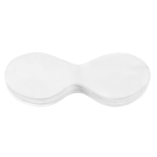 Ymapinc 100 Sheets Eye Pads Paper, Hygienic Eyelid Sheets, Spa Eye Mask, Eye Covers for Facials, Non-Woven Cotton Paper Facial Eye Pads for Skincare Spa, DIY Clear Eye Mask Paper Beauty Sheets